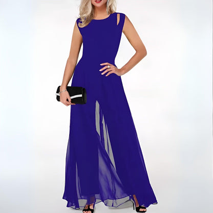 Chic Strapless Maxi Party Dress for Women