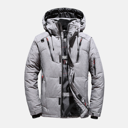 Comfortable Quilted Down Parka | Hooded Puffer Jacket