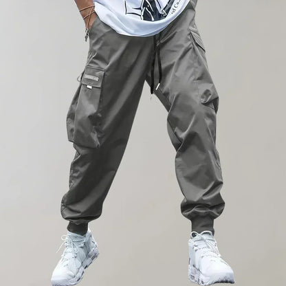 Relaxed Fit Mens Cargo Pants with Practical Pockets - Olytrend