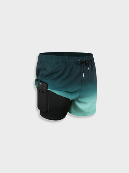 Comfortable Men's Swim Shorts Quick Dry Mid Length