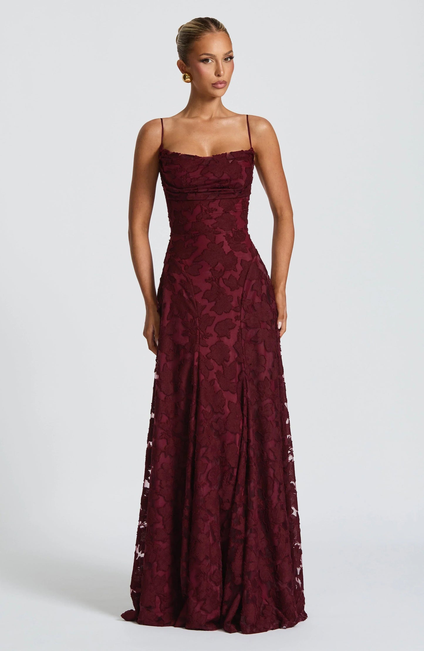Floral V-Neck Summer Maxi Dress for Women - Olytrend