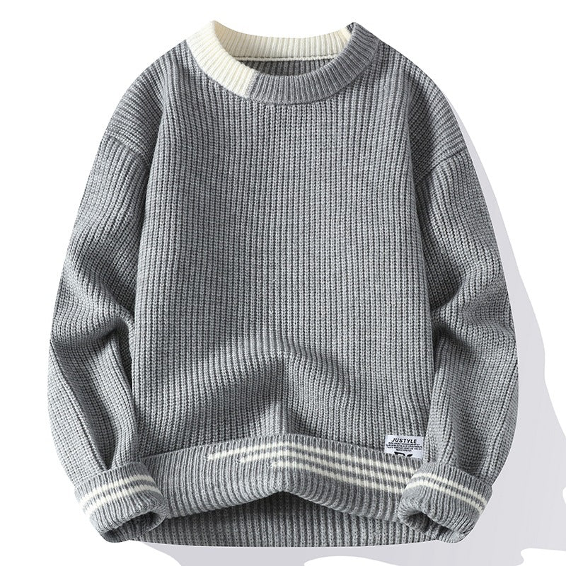 Multicolor Crew Neck Sweater