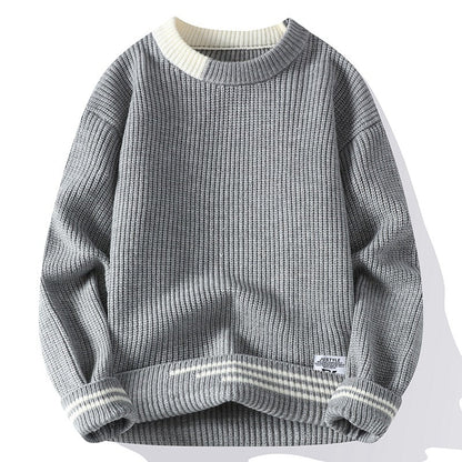 Multicolor Crew Neck Sweater