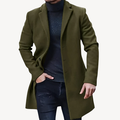 Timeless Fit Men's Trench Coat