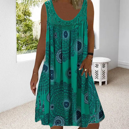 Sleeveless Floral Sundress