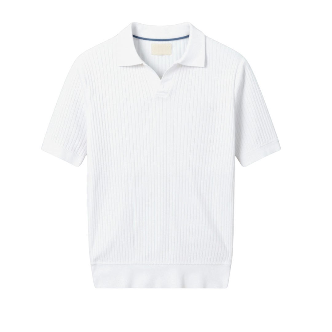 Slim Fit Men's Short Sleeve Polo Shirt - Olytrend