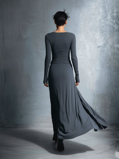 Relaxing Maxi Wrap Dress