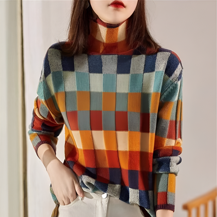 Soft Floral Sweater - Olytrend