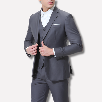 Tailored Fit Men's 3-Piece Business Suit