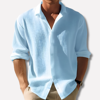 Breathable Classic Fit Casual Cotton Shirt - Olytrend