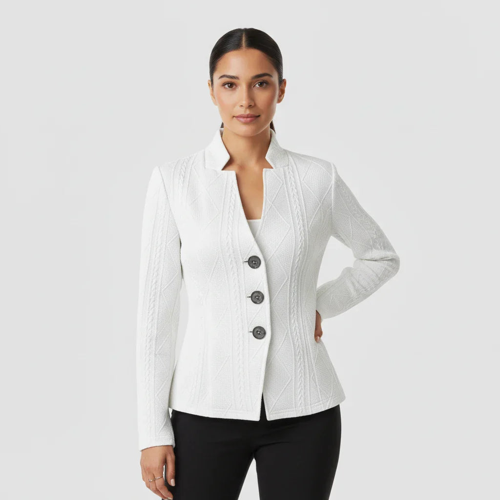 Tailored Women's Single Button Jacket