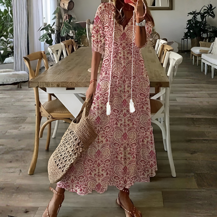 Flowy Long Summer Dress for Women