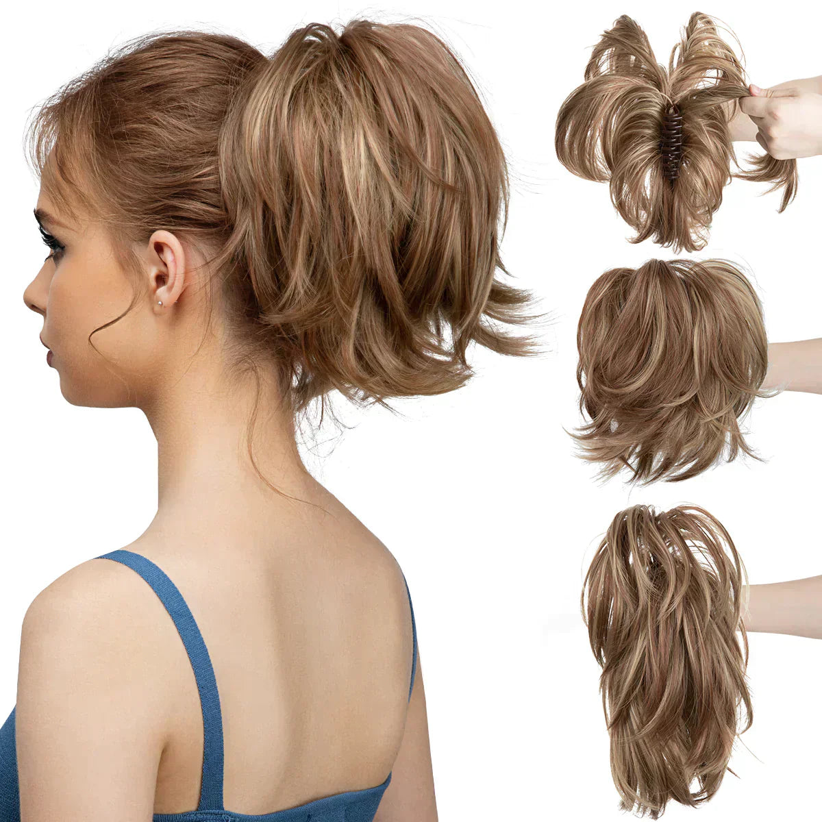 Easy Clip in Ponytail Hair Piece - Pexav