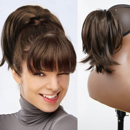 Hair extension for Ponytail – TwistPop-#4-Nora Luxe