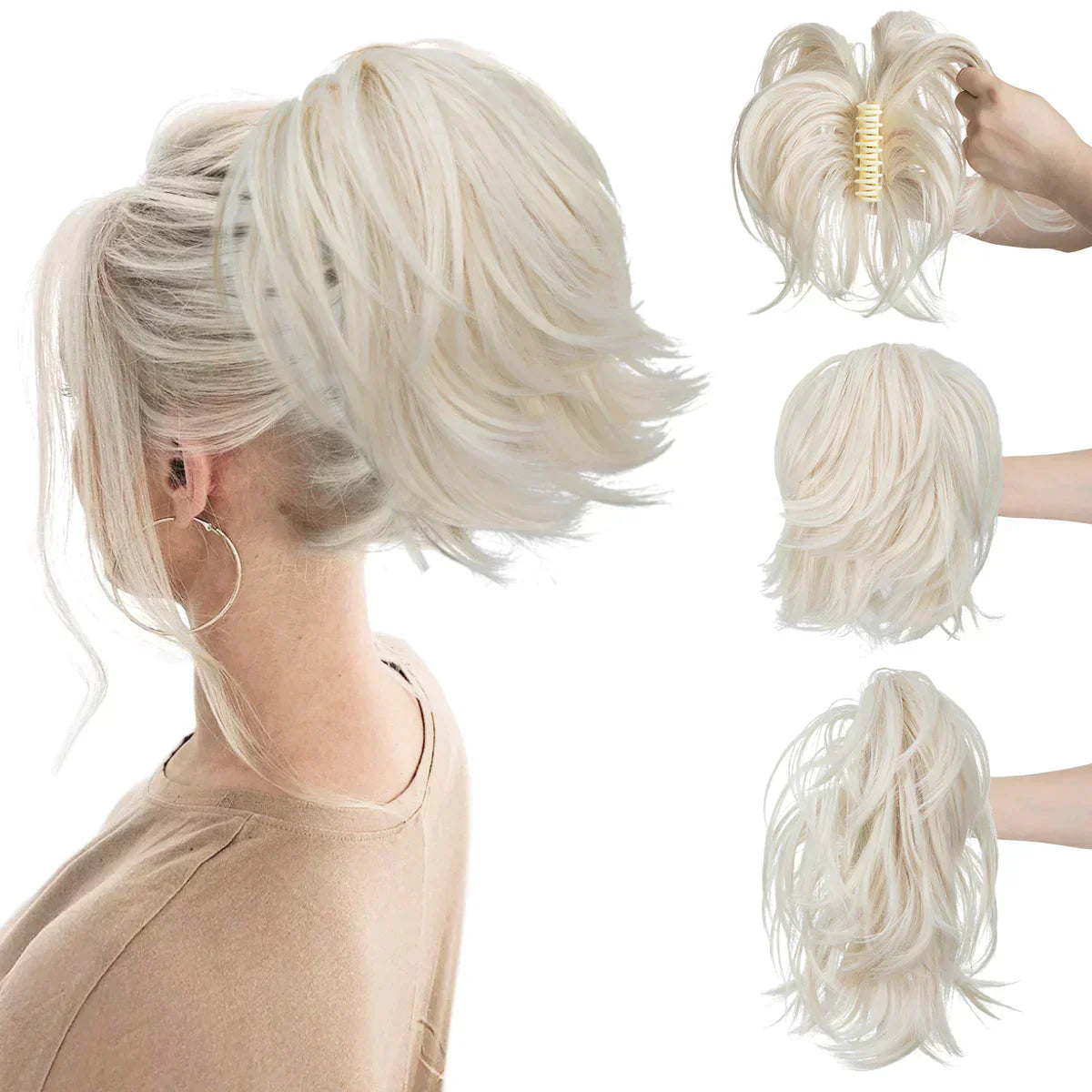 Hair extension for Ponytail – TwistPop-#6-Nora Luxe