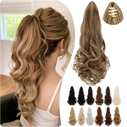 Long Synthetic Ponytail Hair Extension 21.7 inches - Pexav