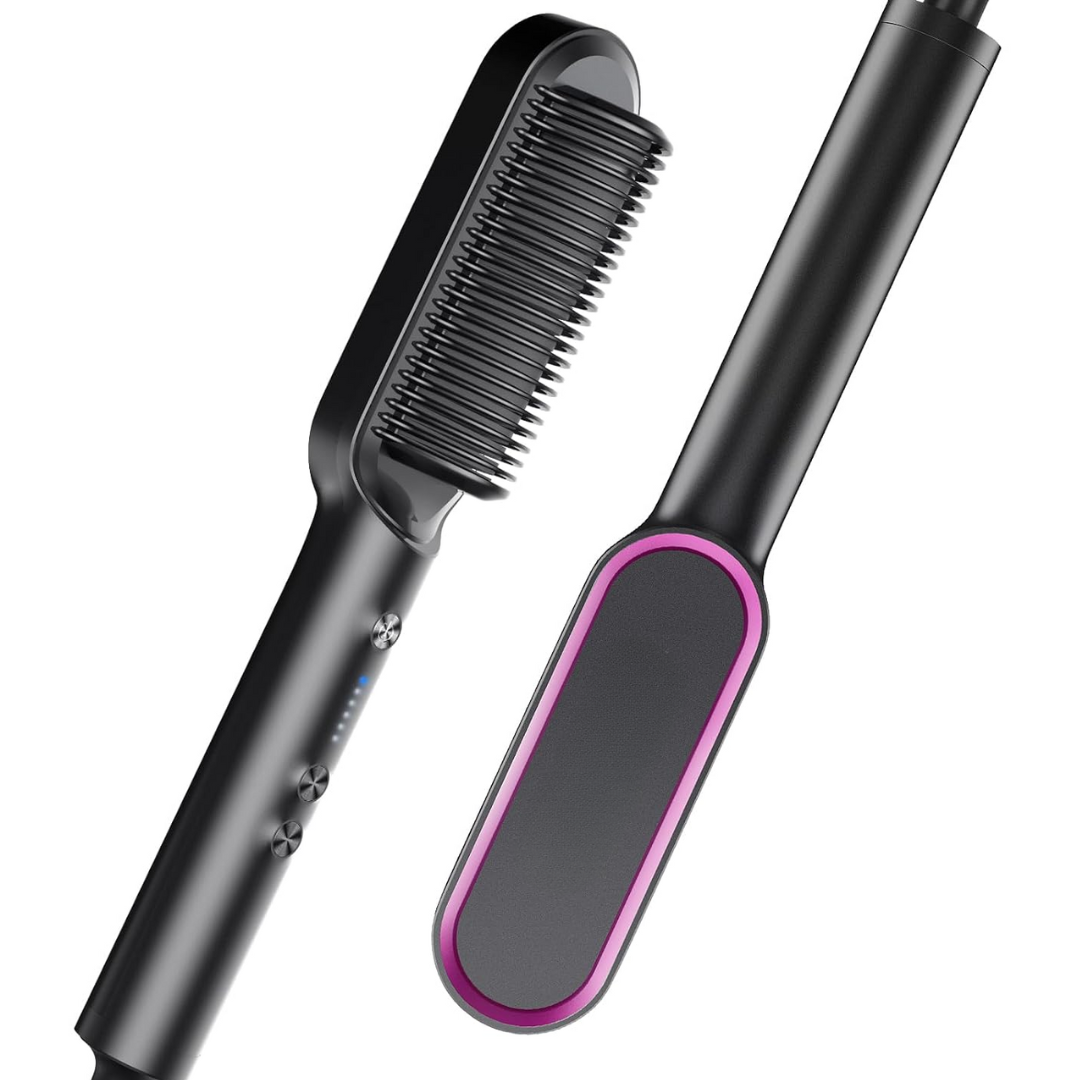 Fast Heat Styling Brush with 5 Temperature Controls - Pexav