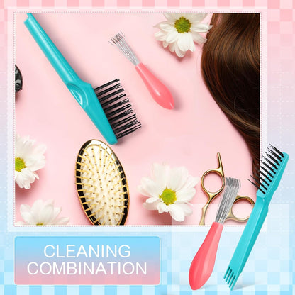 Hairbrush Cleaning Set – 2 Pieces-Black-Nora Luxe