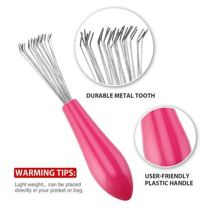 Hairbrush Cleaning Set – 2 Pieces-Black-Nora Luxe