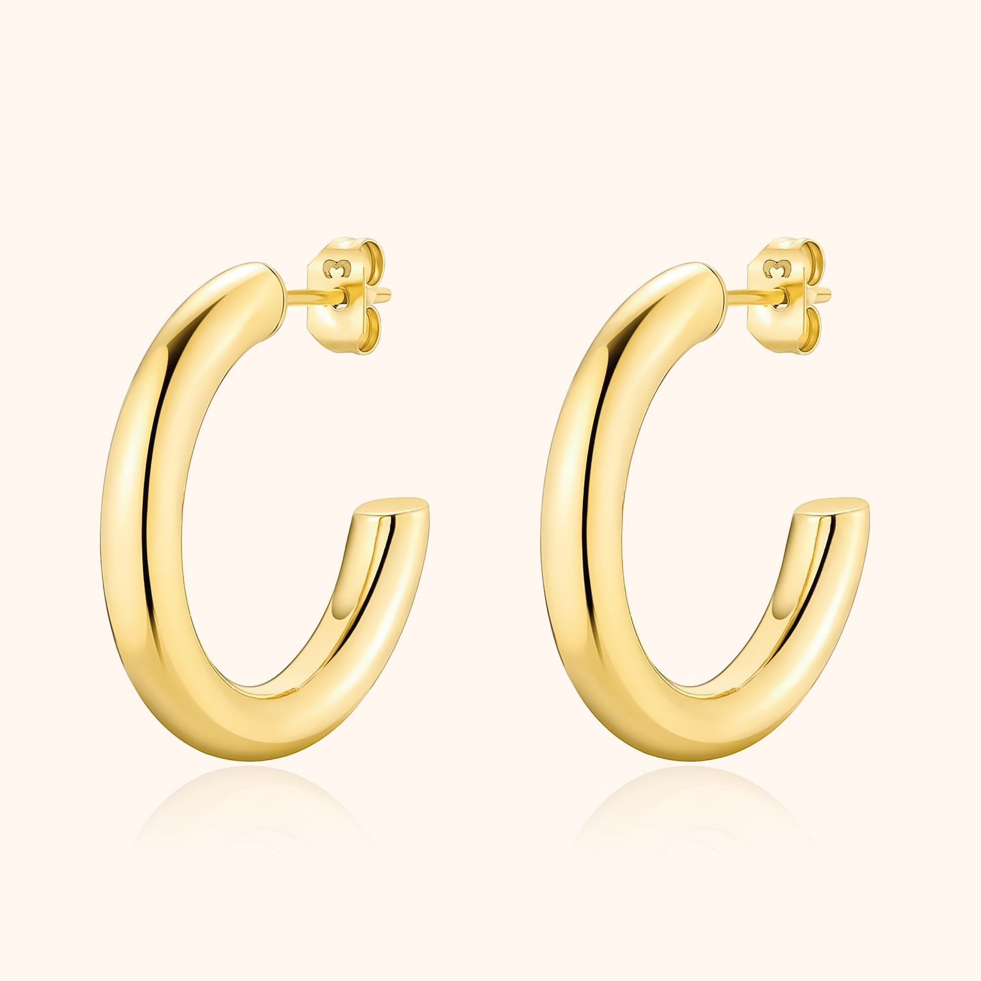 Semi-Circle Drop Earrings - Pexav