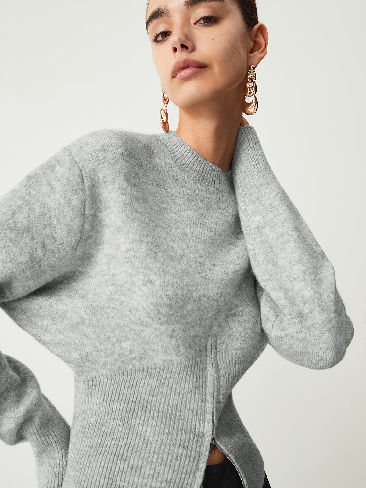 Soft Pullover Fleece Sweater