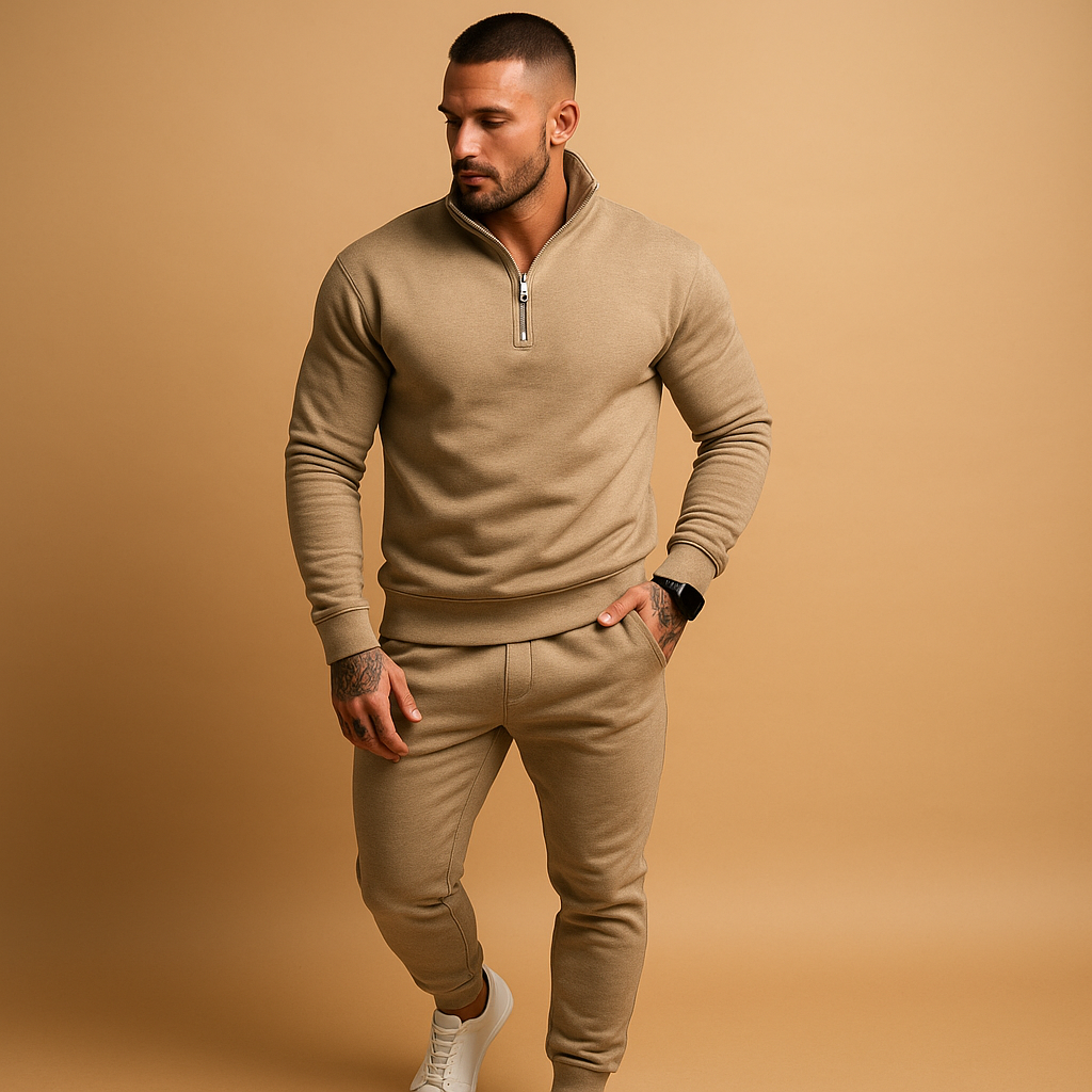 Men's Fleece Sweatshirt and Jogger Pants Set - Nocini