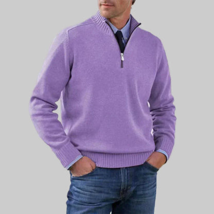 Classic Crew Neck Mid Layer Sweater