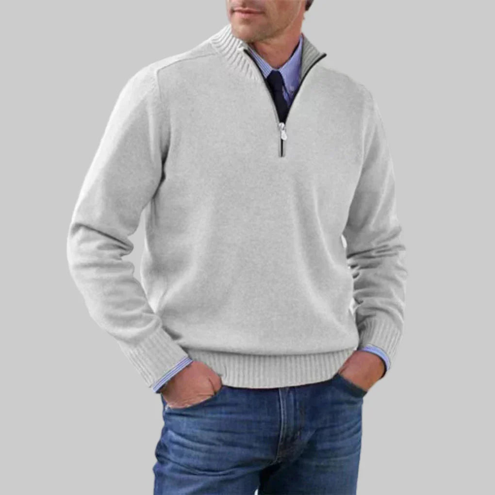 Classic Crew Neck Mid Layer Sweater