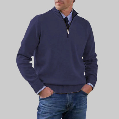Classic Crew Neck Mid Layer Sweater