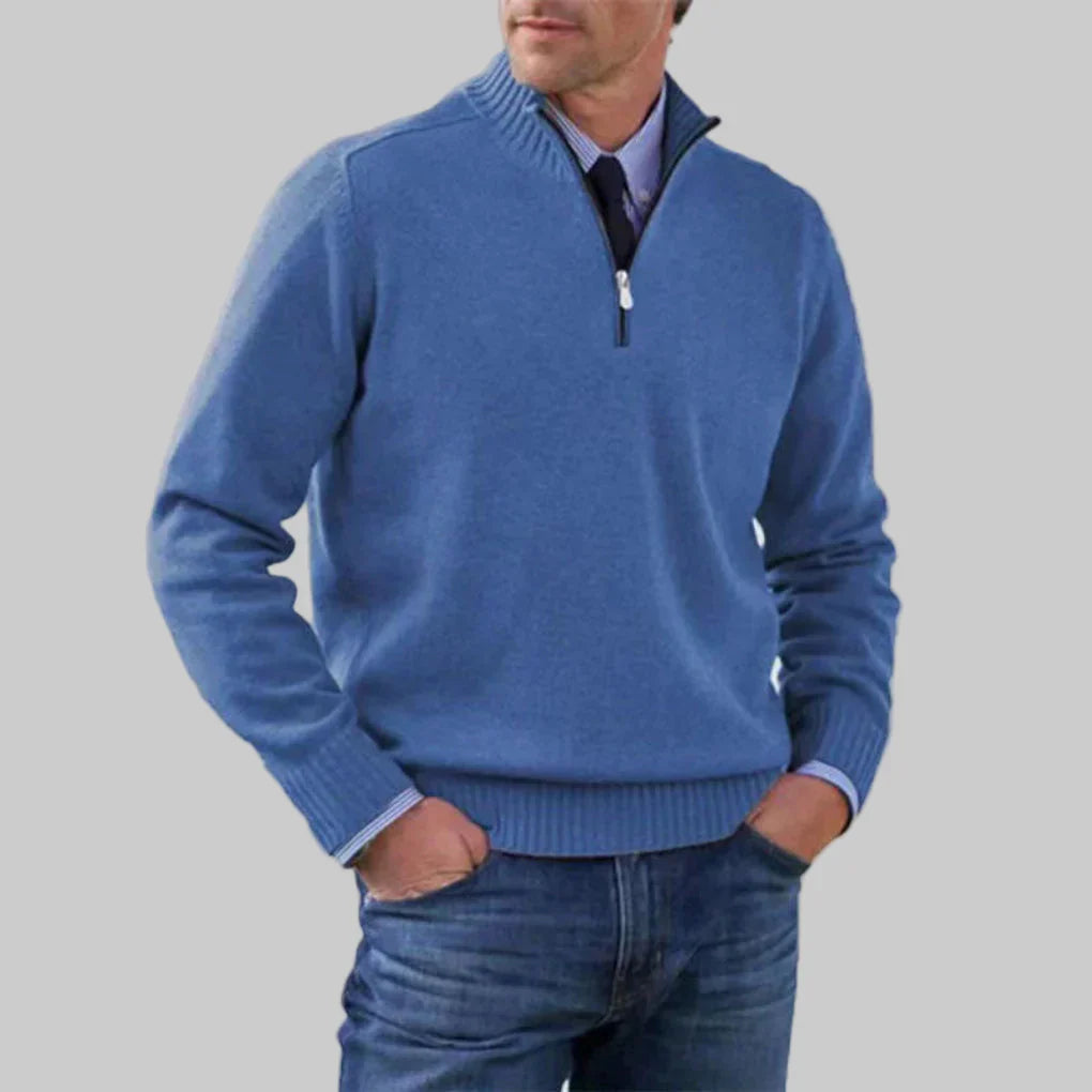 Classic Crew Neck Mid Layer Sweater