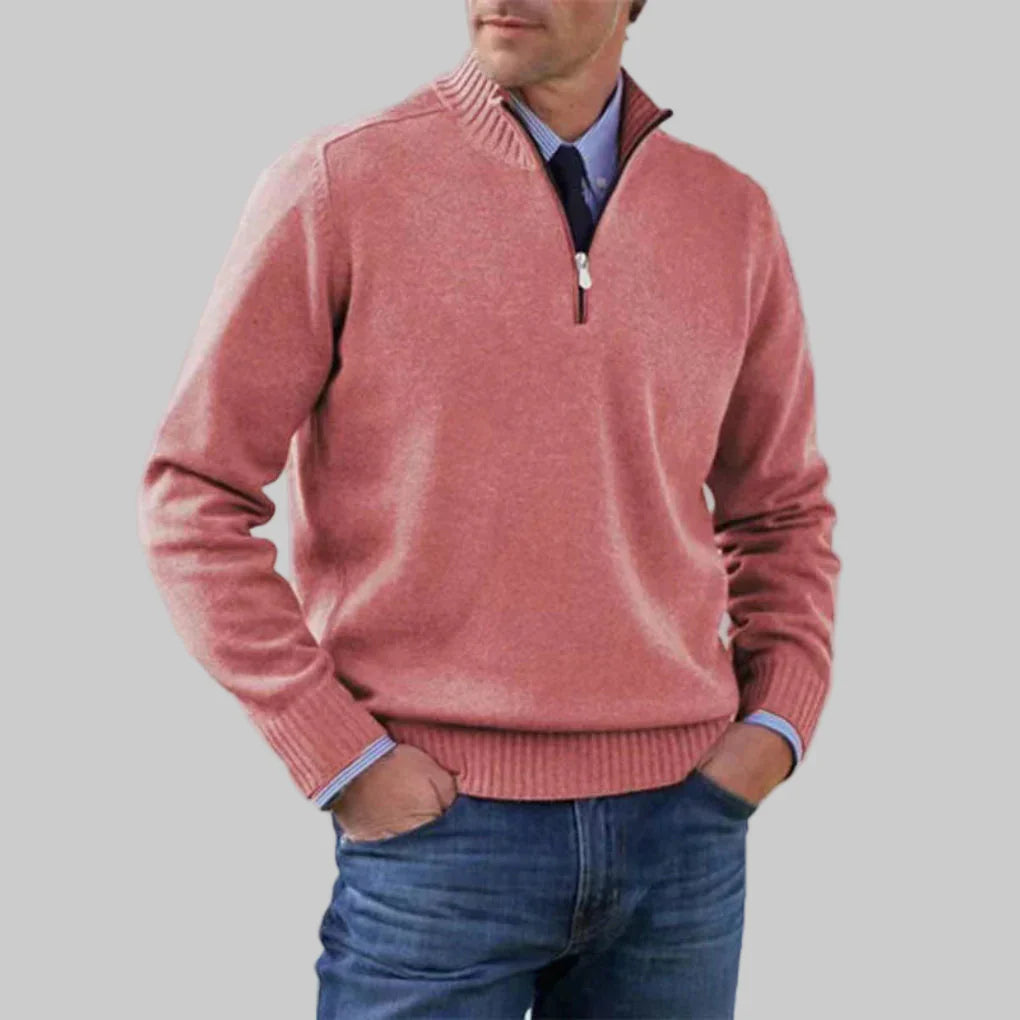 Classic Crew Neck Mid Layer Sweater