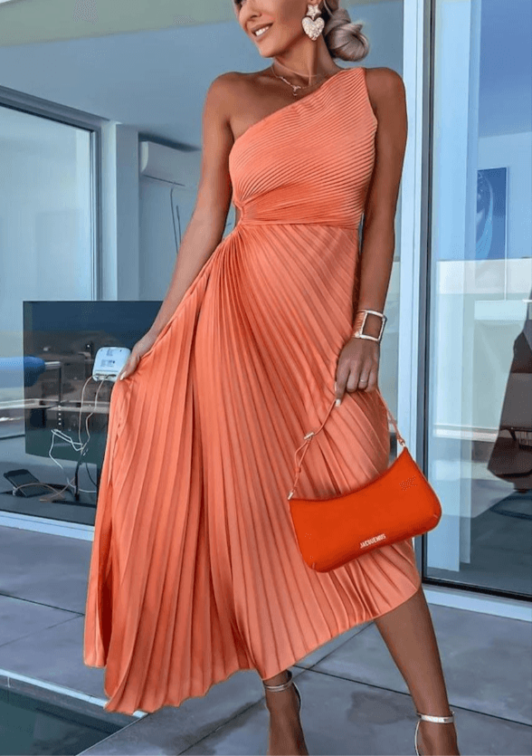 Chic Off Shoulder Floor Length Maxi Dress - Nocini