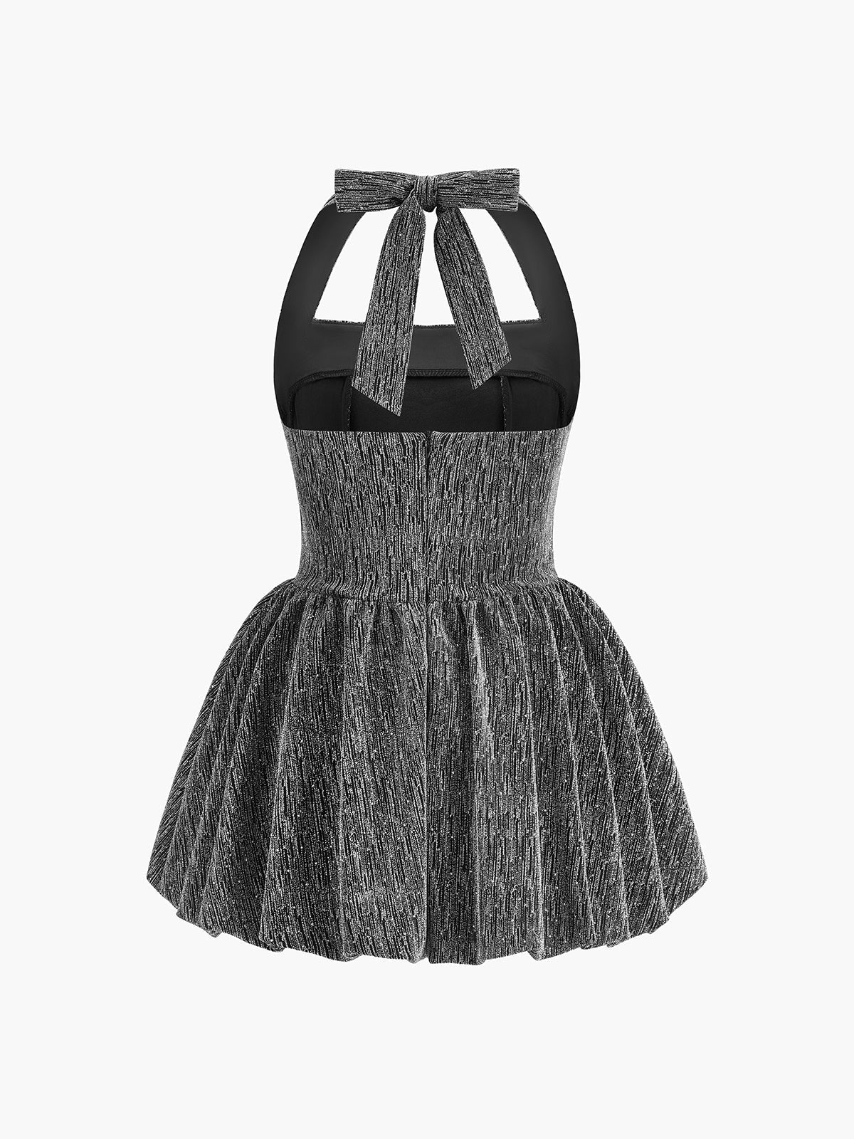 Sleeveless Open Back Flowy Dress