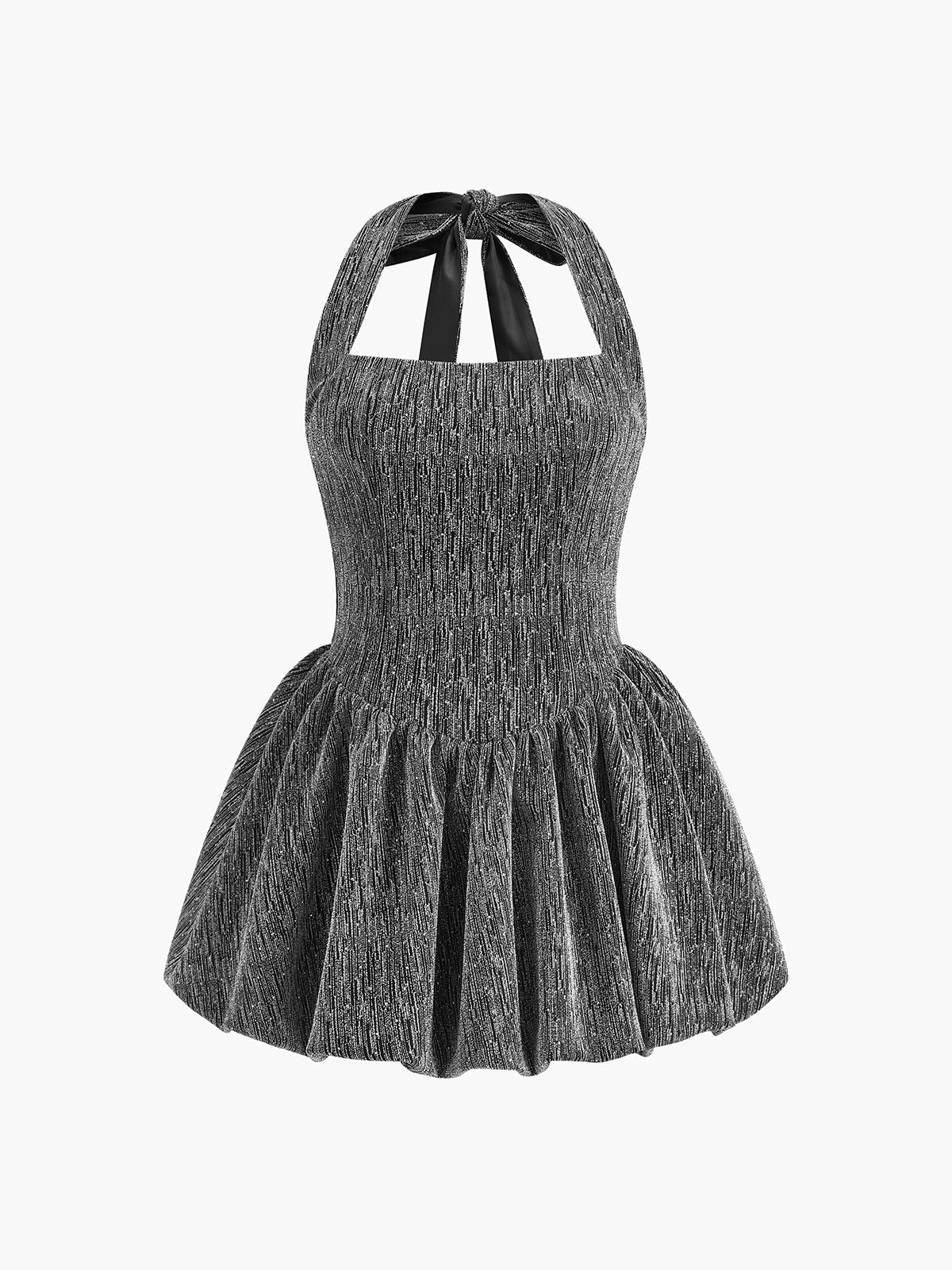 Sleeveless Open Back Flowy Dress - Pexav