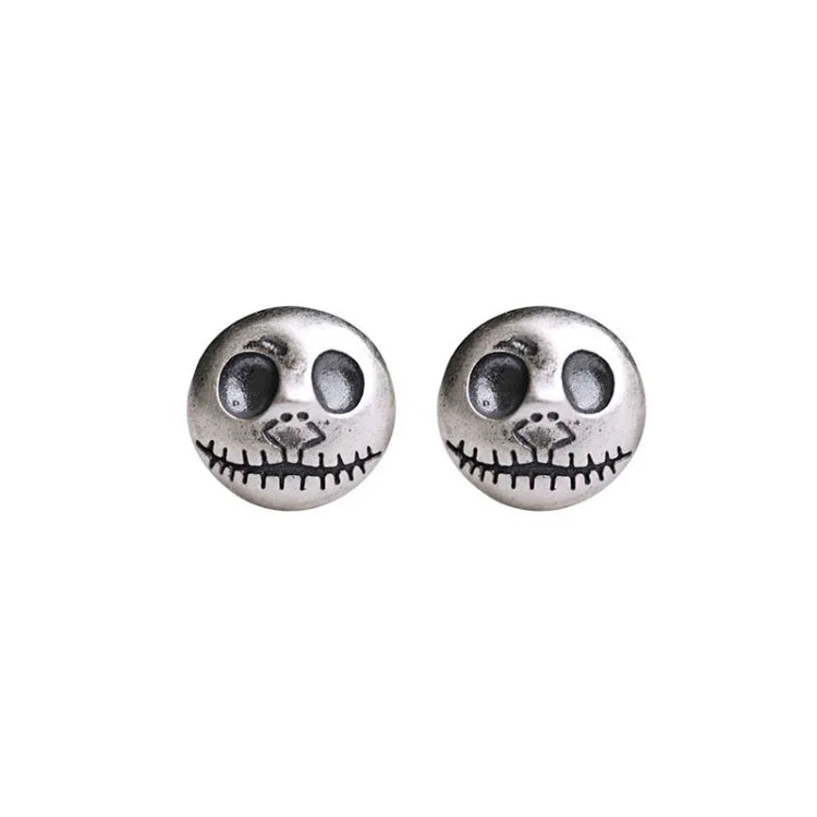 Spooky Pumpkin King Dangle Earrings - Pexav