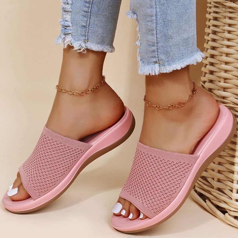 Vintage Style Leather Sandals - Pexav