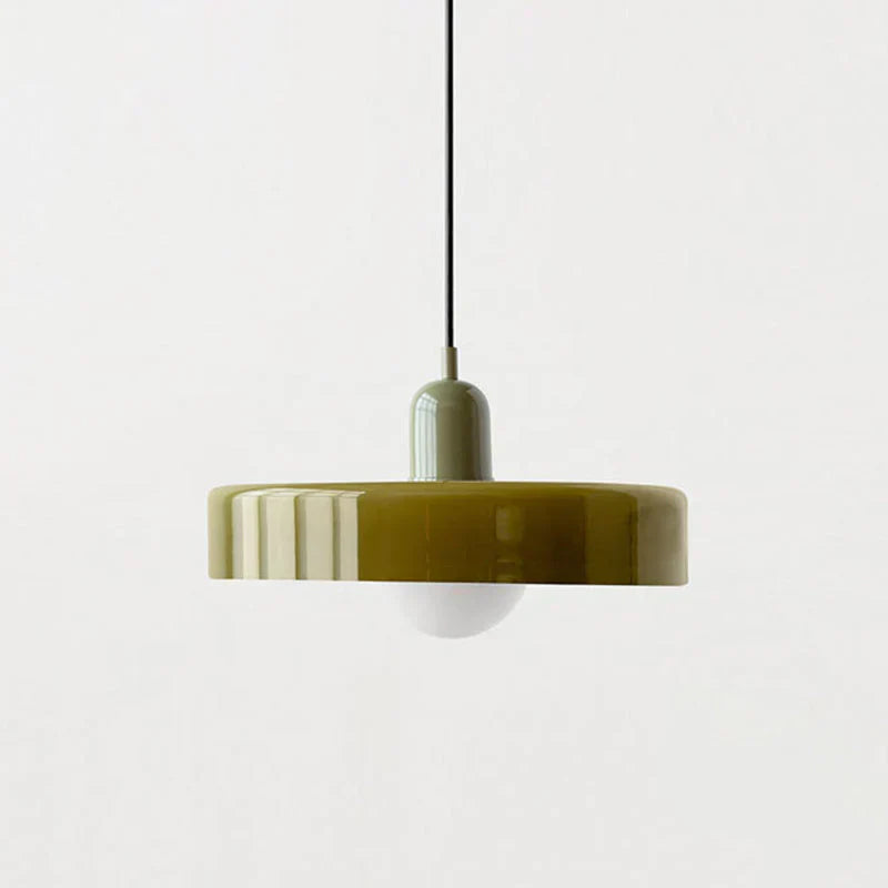 Hanging Ceiling Lamp - NordicLuxe-Olive green-Green-9.84" x 7.09"-Nora Luxe