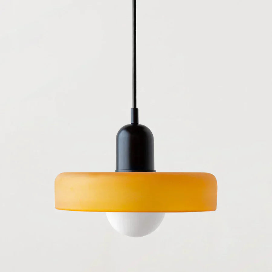 Hanging Ceiling Lamp - NordicLuxe-White-Red-9.84" x 7.09"-Nora Luxe