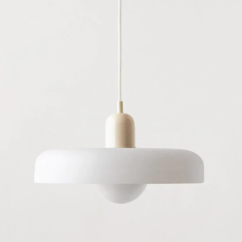 Hanging Ceiling Lamp - NordicLuxe-White-Red-9.84" x 7.09"-Nora Luxe