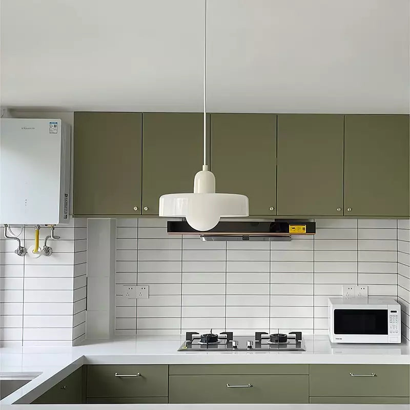 Hanging Ceiling Lamp - NordicLuxe-White-Red-9.84" x 7.09"-Nora Luxe
