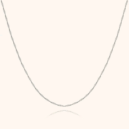 Hanging Necklace - Aurélie-Silver-Nora Luxe
