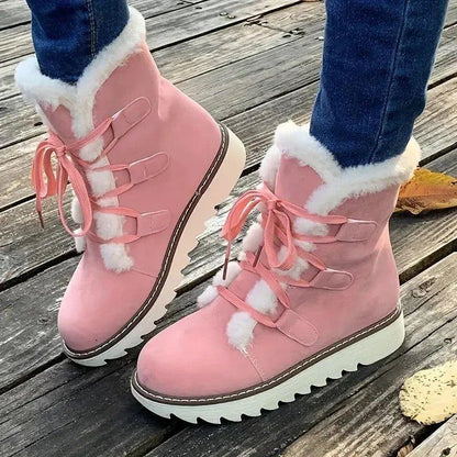 Warm Fuzzy Insulated Snow Boots