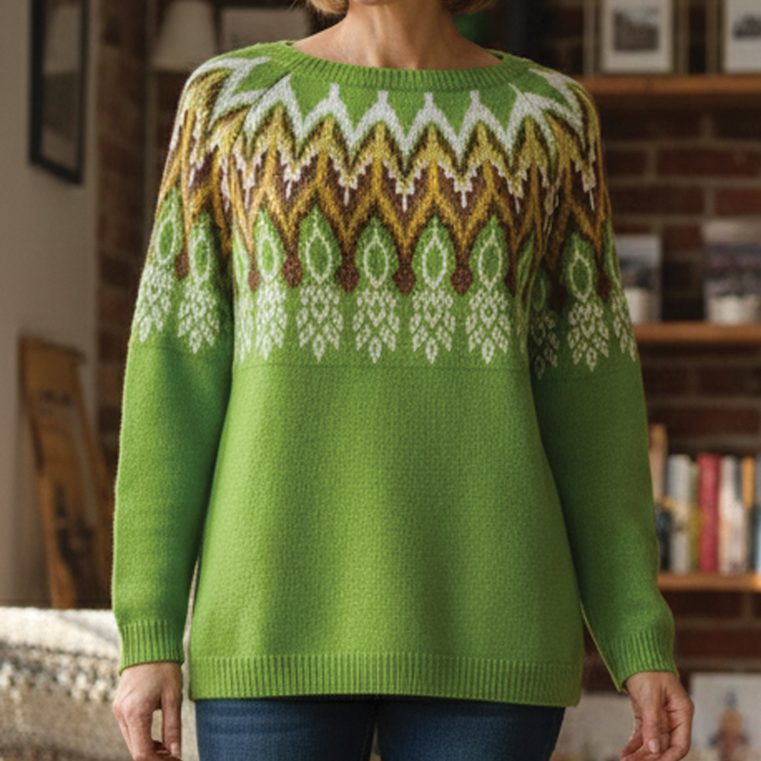 Soft Daily Crew Neck Knit Sweater - Nocini
