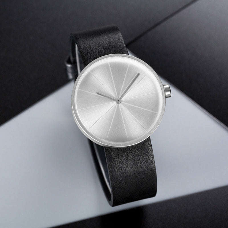 Simple Classic Leather Wristwatch for Men