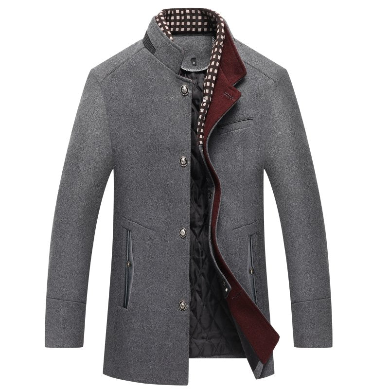 Classic Men's Wool Pea Coat