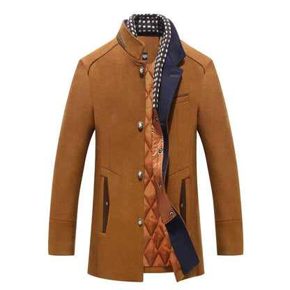 Classic Men's Wool Pea Coat - Nocini