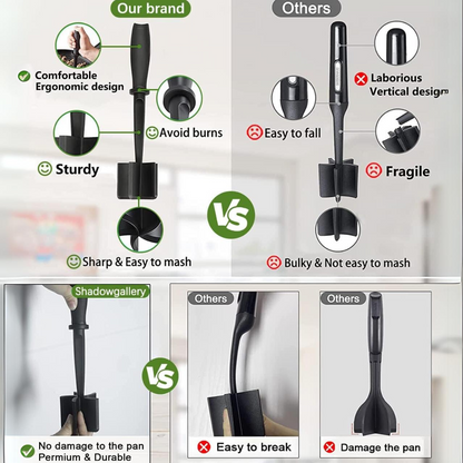 Heat-resistant Meat Chopper-Black-Nora Luxe