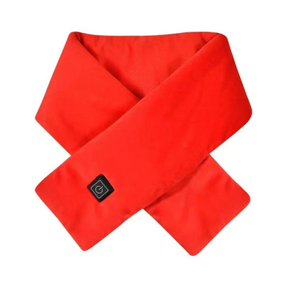 Heated Scarf for Neck Pain - ThermaWrap-Red-Nora Luxe