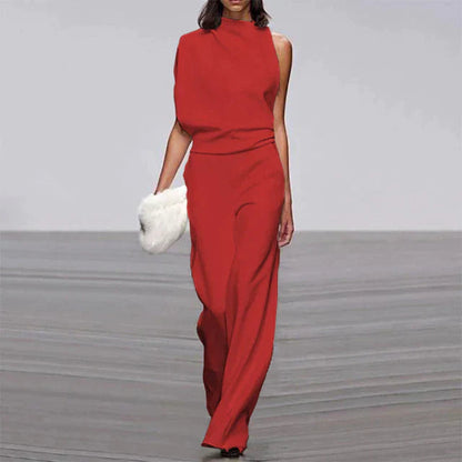 Image of Heather | Women's Wide Leg Two-Piece Set