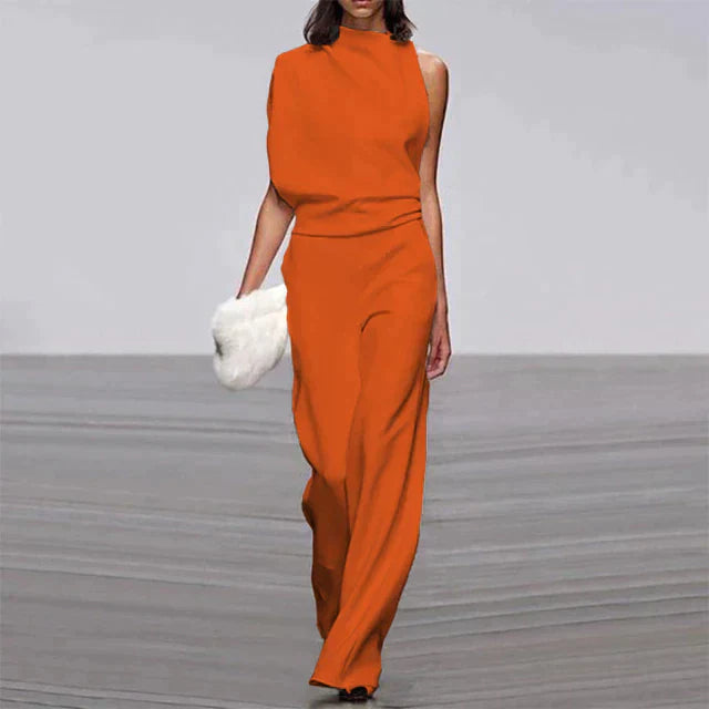 Image of Heather | Women's Wide Leg Two-Piece Set
